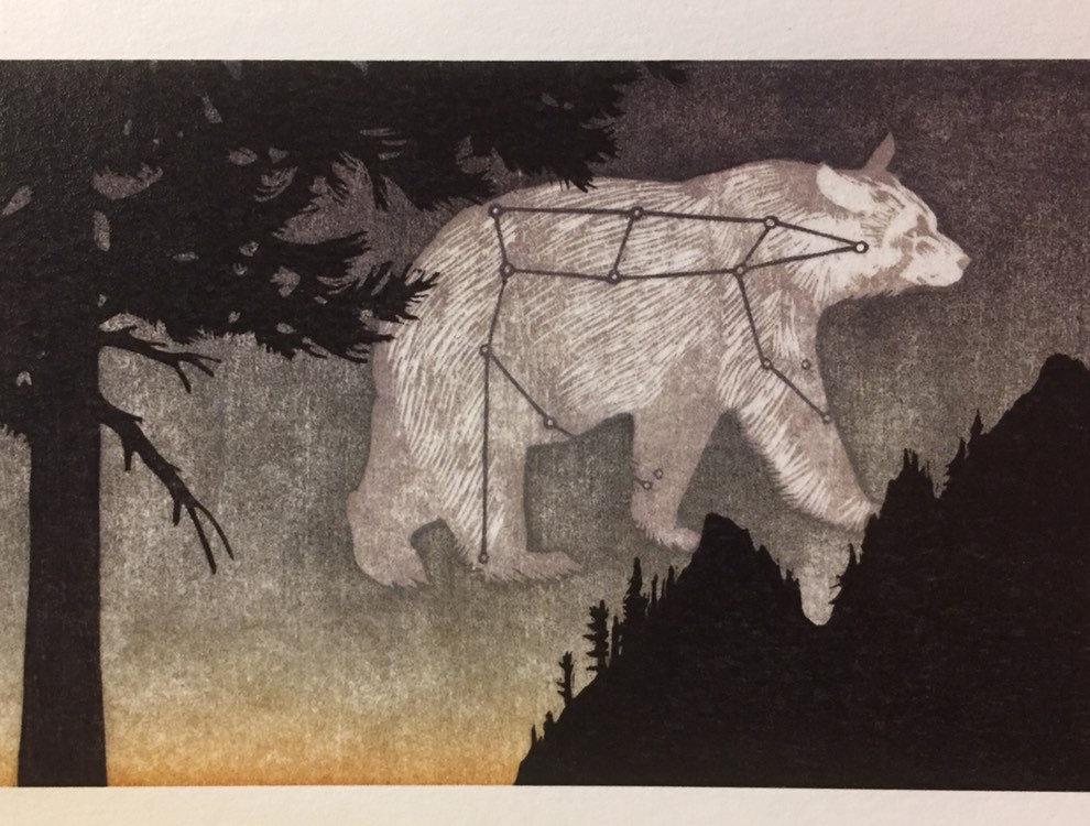 13Chestnuts Card Ursa Walking Greeting Card