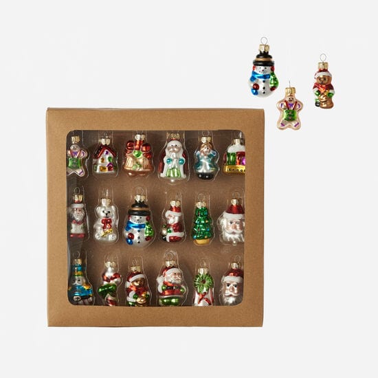 180 Degrees Ornament Mini Christmas Glass Ornament Boxed Set