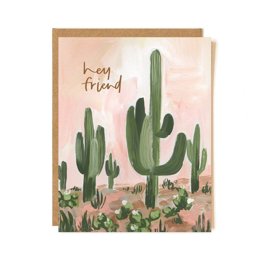 1Canoe2 Card Hey Friend Cactus Card