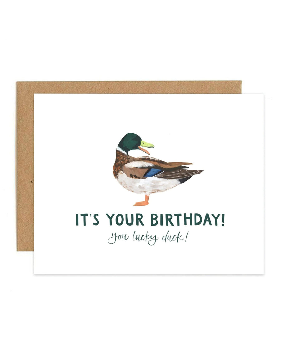 1Canoe2 Card Lucky Duck Birthday Card