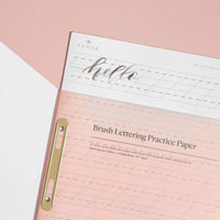 Brush Lettering Practice Paper – Paper Luxe