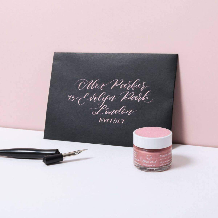 A L'Aise Ink Blush Pink Modern Calligraphy Ink