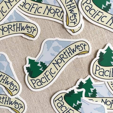 acbc Design Sticker Pacific Northwest Vinyl Sticker