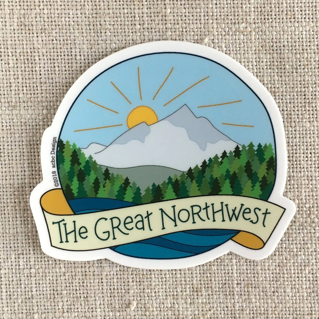 acbc Design Sticker The Great Northwest Vinyl Sticker
