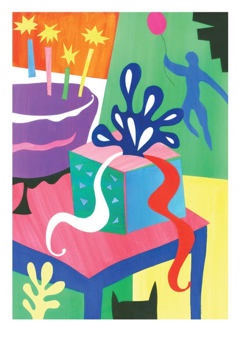 Allport Card Matisse Cutout Birthday Card