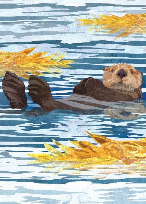 Allport Card Otter Birthday Card
