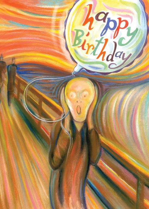 Allport Card Scream Birthday Card
