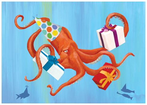 Allport Card Yer Squiddin' Birthday Card