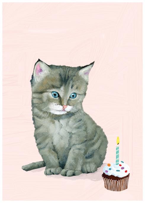 Allport Single Card Kitten Me Single Card