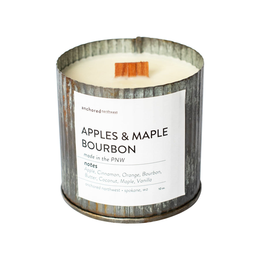 Anchored Northwest Candle Apples & Maple Bourbon Candle