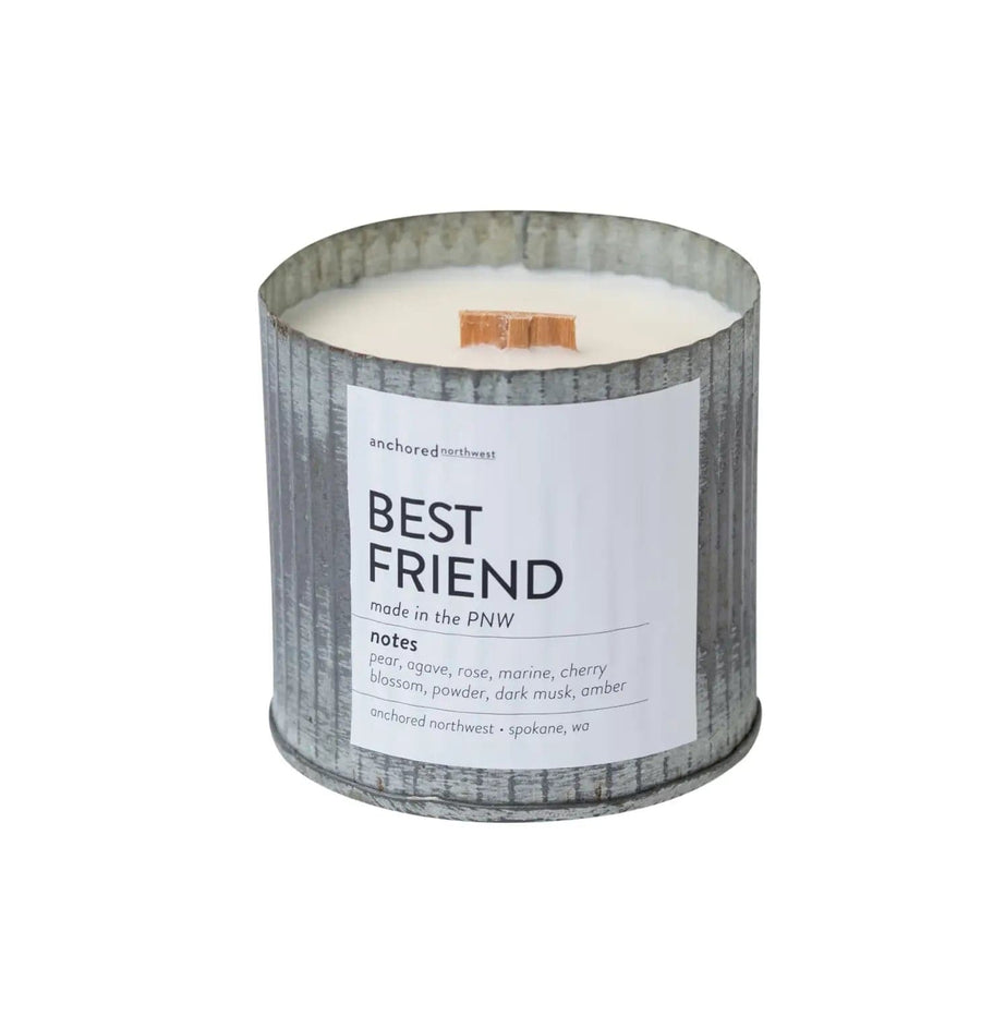 Anchored Northwest Candle Best Friend Wood Wick Soy Candle