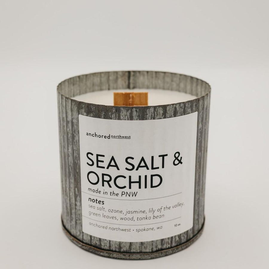 Anchored Northwest Candle Sea Salt & Orchid Soy Candle