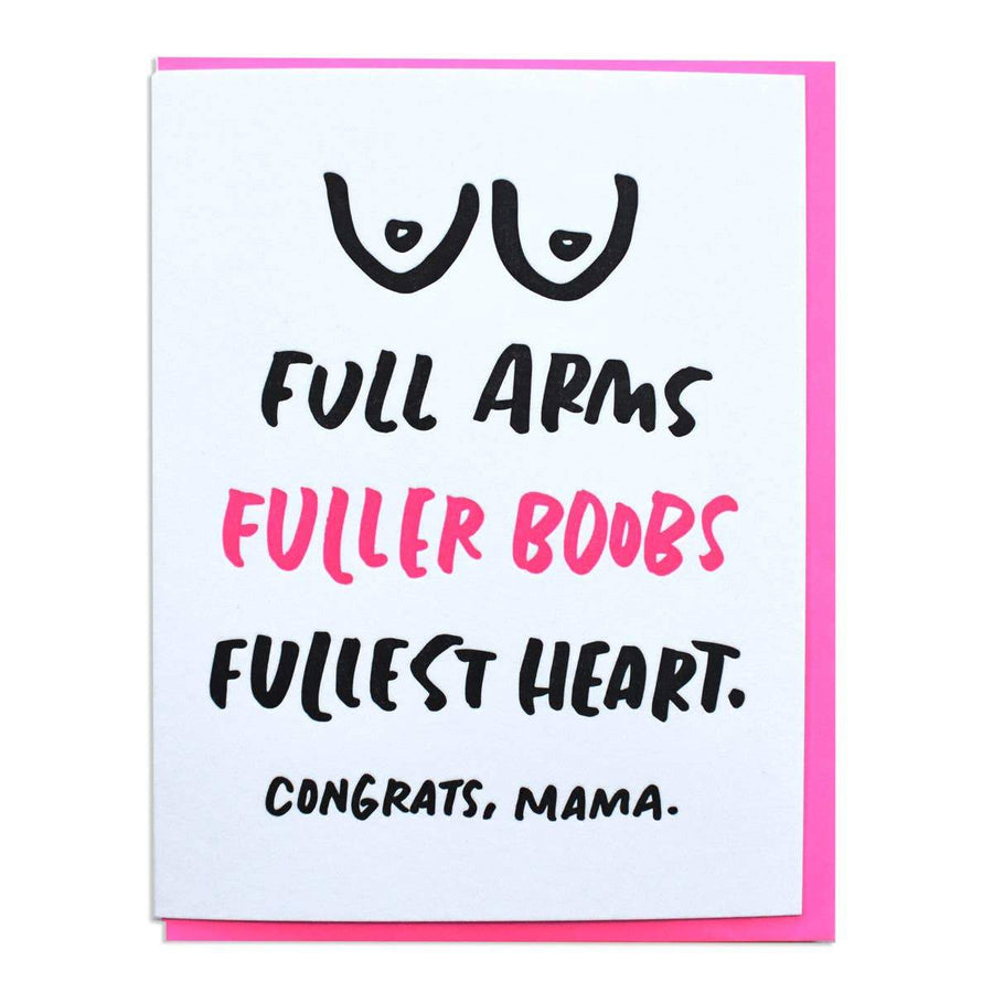 And Here We Are Card Fuller Boobs Card