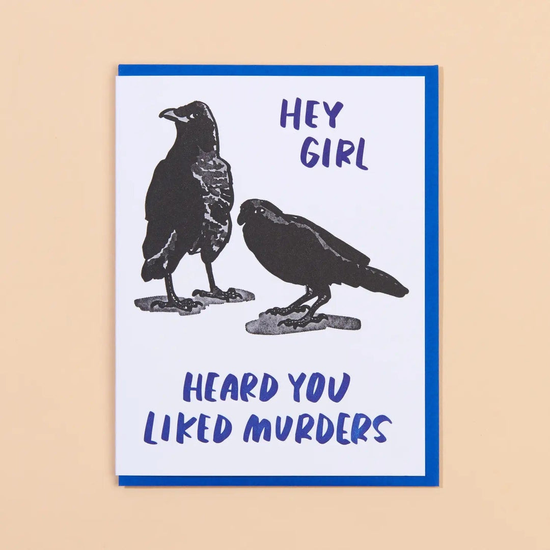 And Here We Are Card Murder Card