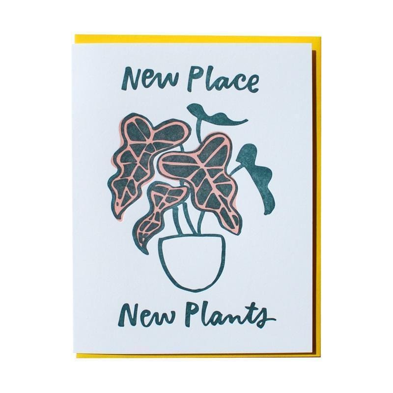 And Here We Are Card New Place, New Plants Card