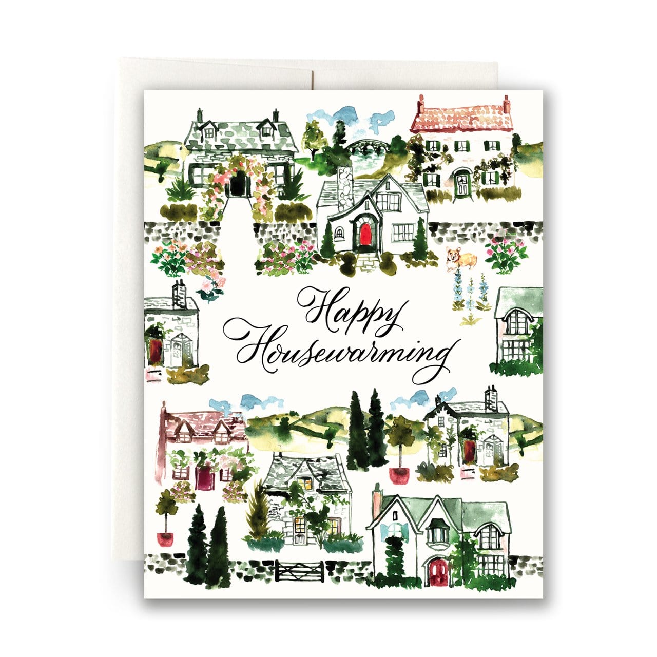 Antiquaria Card Cottage Core Housewarming Greeting Card