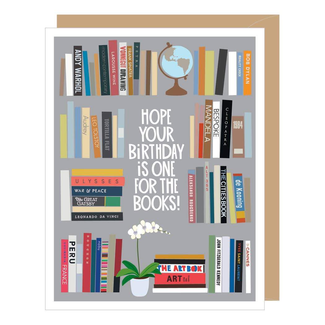 Apartment 2 Cards Card Bookshelf Birthday Card