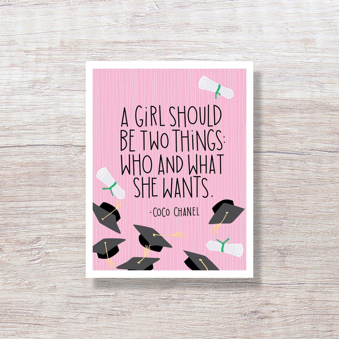 Apartment 2 Cards Card Coco Chanel Grad Card