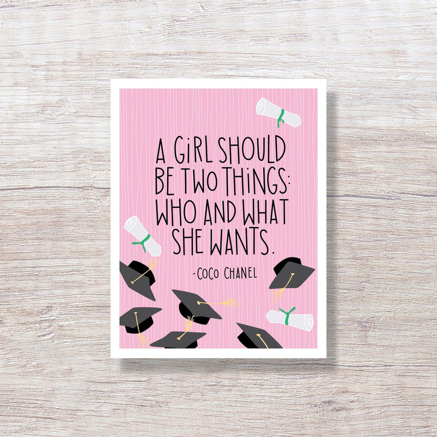 Apartment 2 Cards Card Coco Chanel Grad Card
