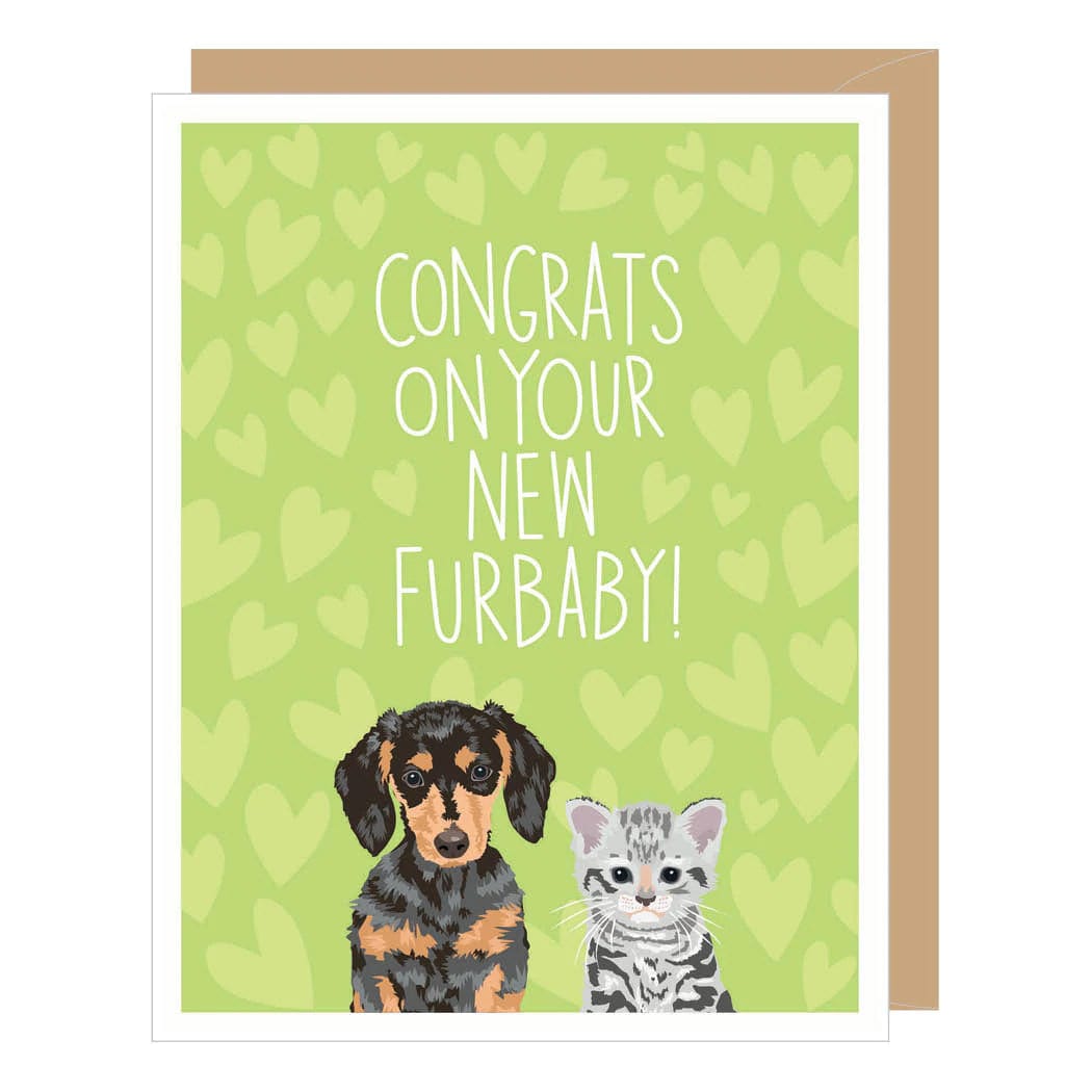 Apartment 2 Cards Card Furbaby New Pet Card