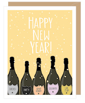 Apartment 2 Cards Card New Year Champagne Card
