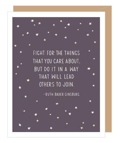 Apartment 2 Cards Card Ruth Bader Ginsburg Quote Card