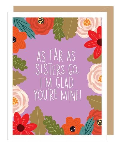 Apartment 2 Cards Card Sister Floral Birthday Card
