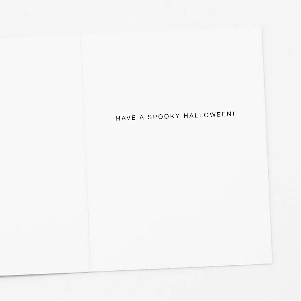 Apartment 2 Cards Card Spider and Ghost Halloween Card