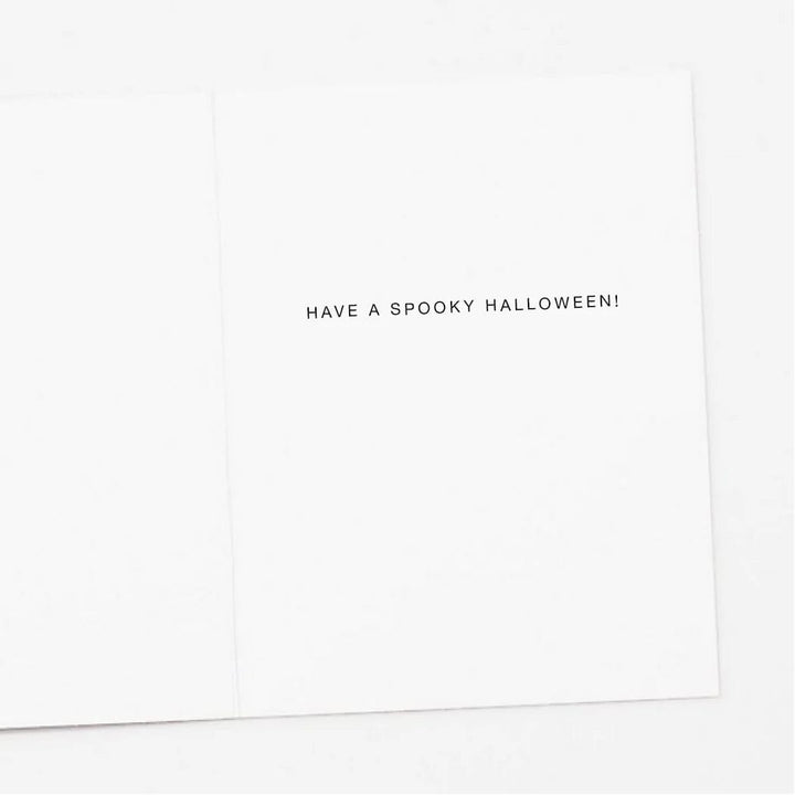 Apartment 2 Cards Card Spider and Ghost Halloween Card