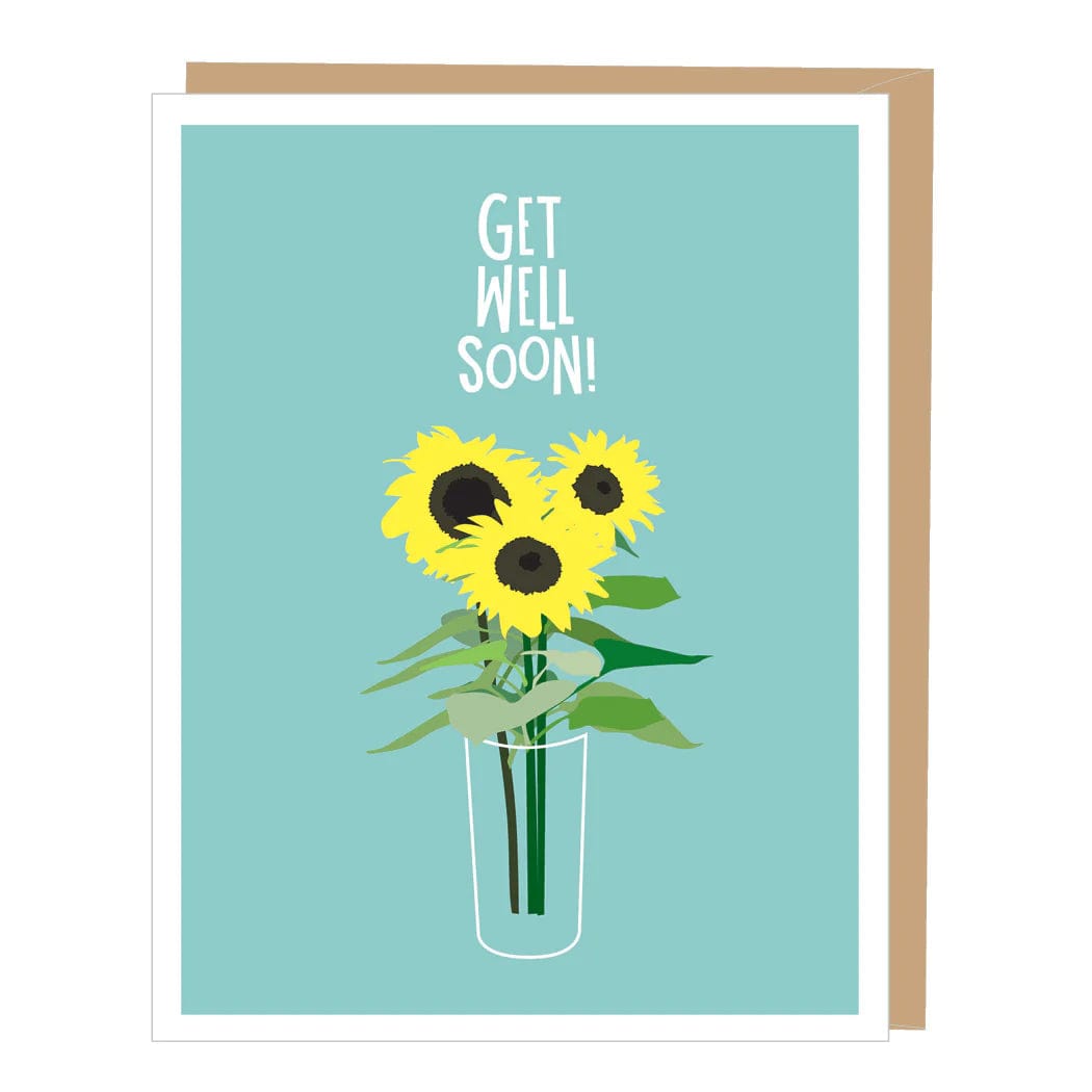 Apartment 2 Cards Card Sunflowers Get Well Card