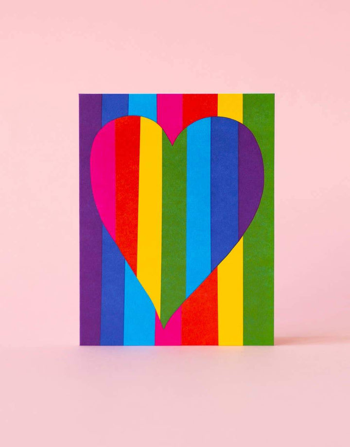 Ashkahn Card Rainbow Heart Card