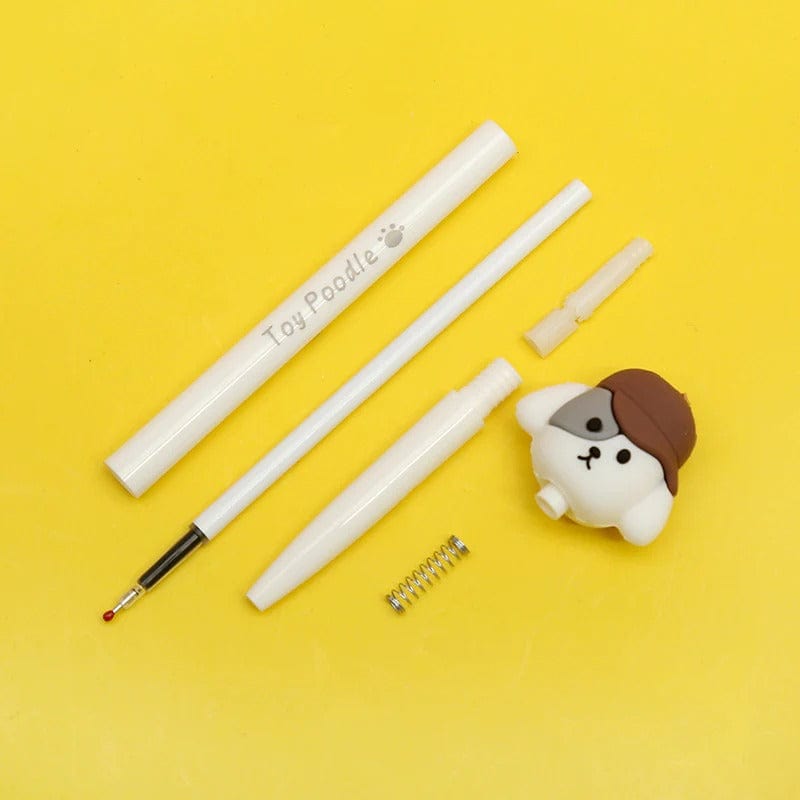 BC USA Pen Poodle Retractable Gel Pen