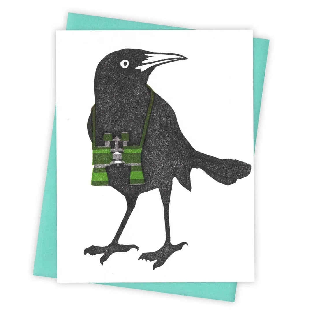 Burdock & Bramble Birdwatching Grackle Card