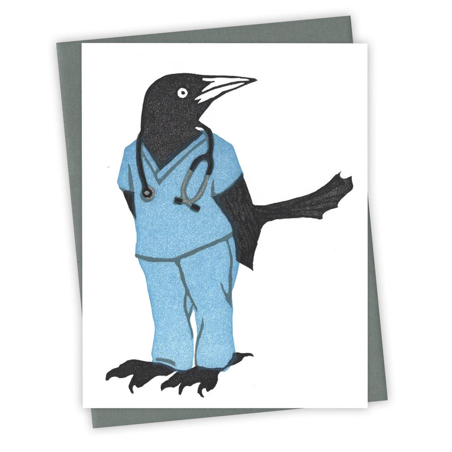 Burdock & Bramble Card Resident Grackle Card