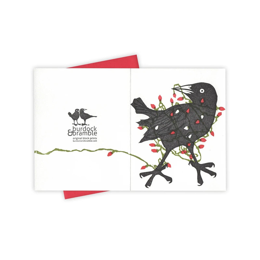 Burdock & Bramble Card Tangled Grackle Card
