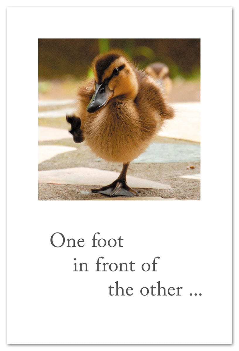 Cardthartic Card Duckling Steps Encouragement Card