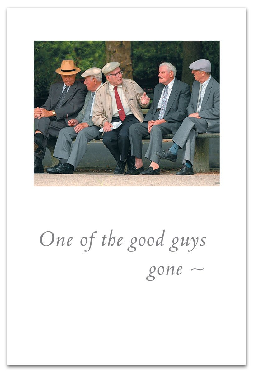 Cardthartic Card Good Guys Sympathy Card