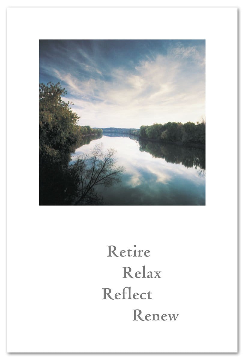 Cardthartic Card Lazy River Retirement Card