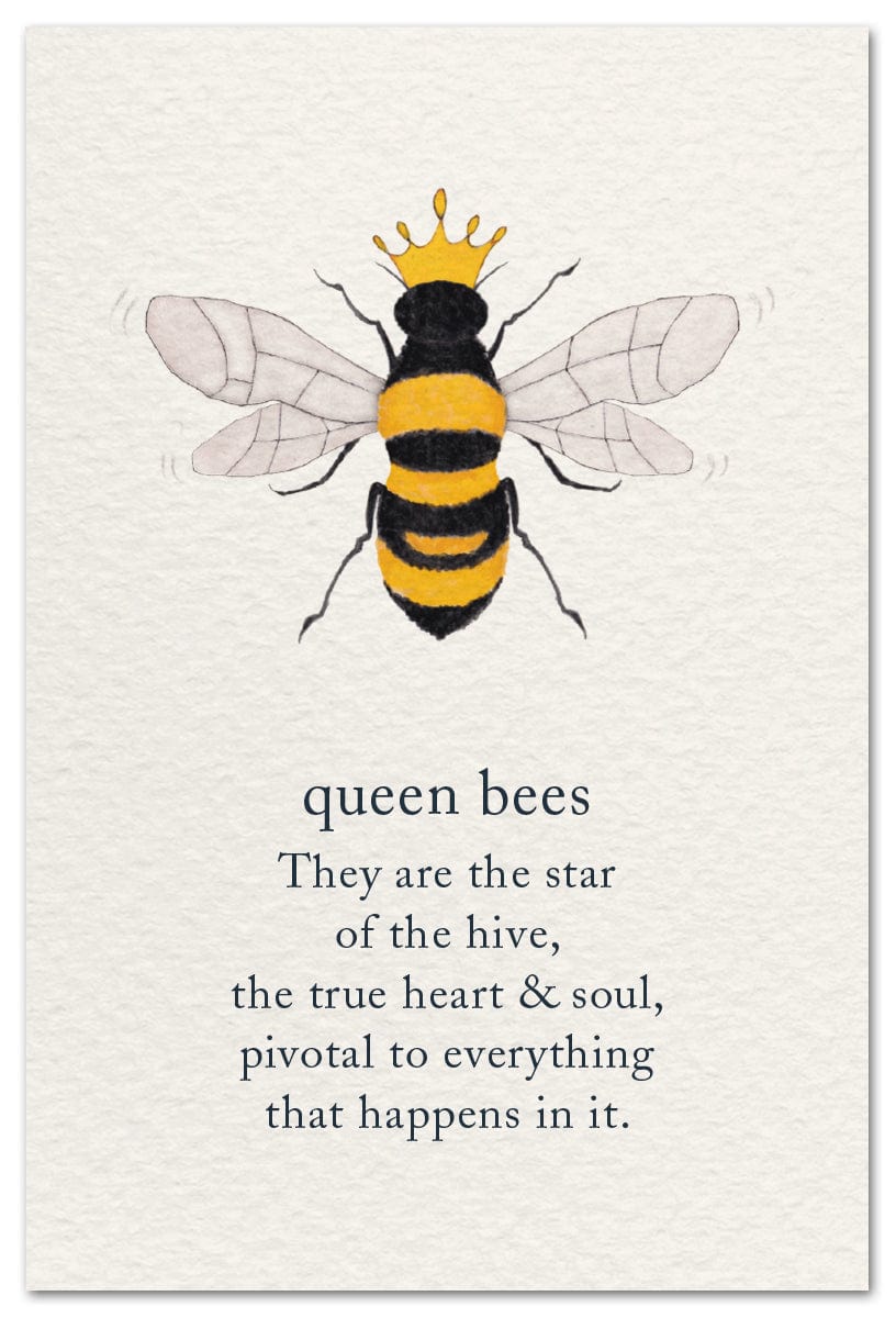 Cardthartic Card Queen Bee Birthday Card