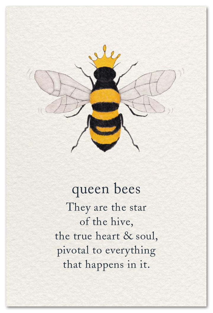 Cardthartic Card Queen Bee Birthday Card
