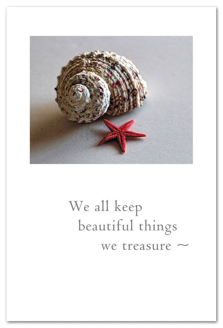 Cardthartic Card Shell & Starfish Birthday Card
