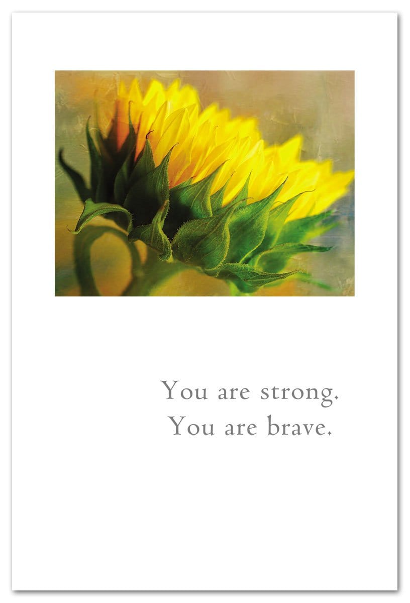 Cardthartic Card Skyward Sunflower Card
