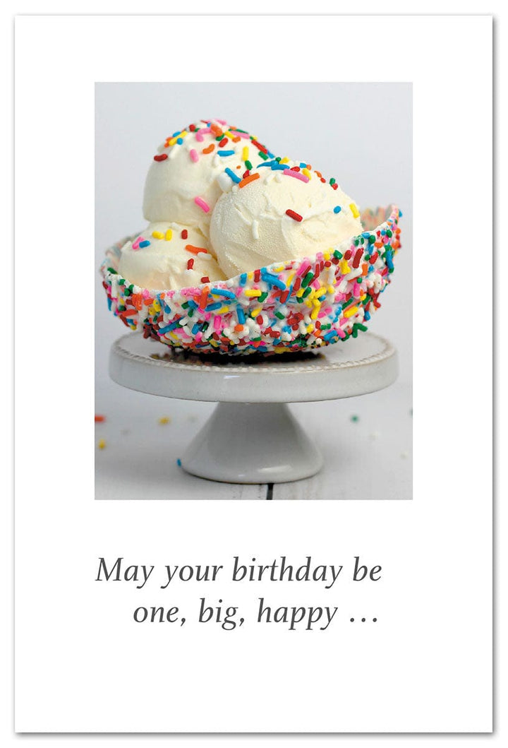 Cardthartic Card Sprinkle Ice Cream Birthday Card