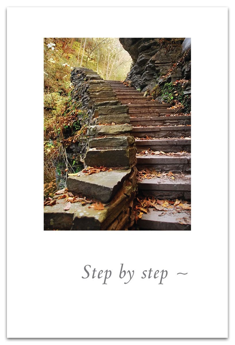 Cardthartic Card Stone Steps Card