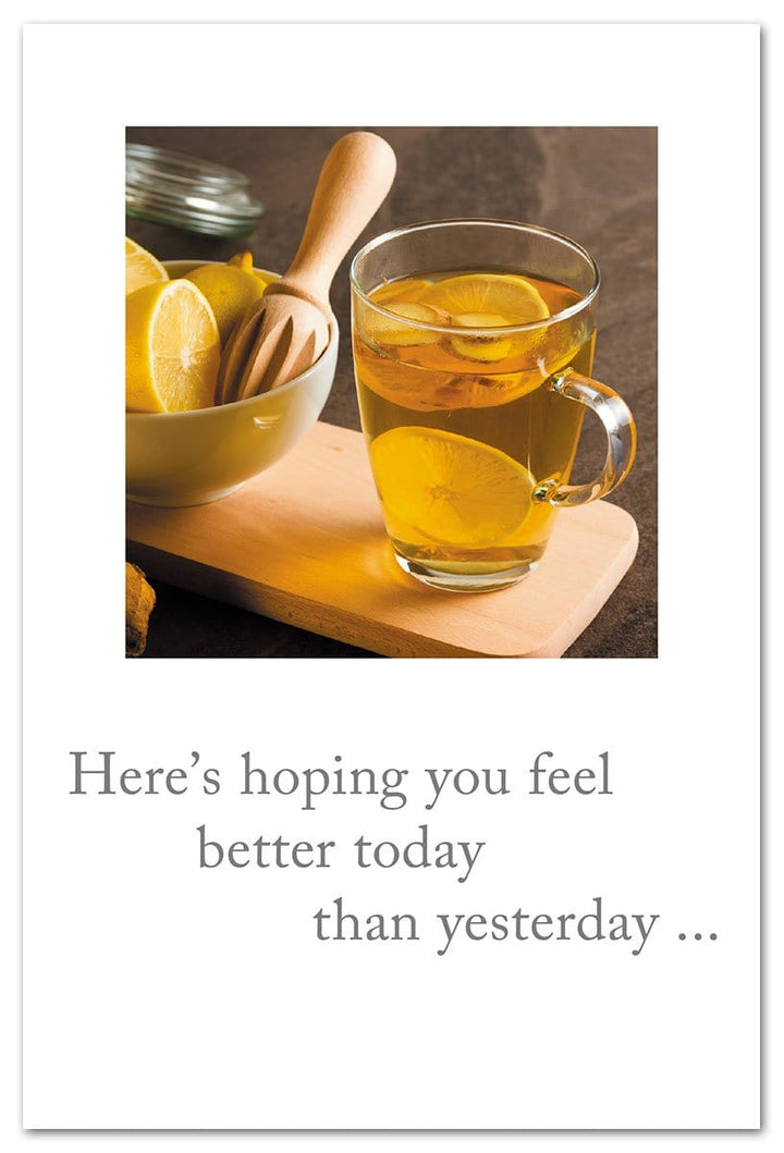 Cardthartic Card Tea & Lemons Get Well Card
