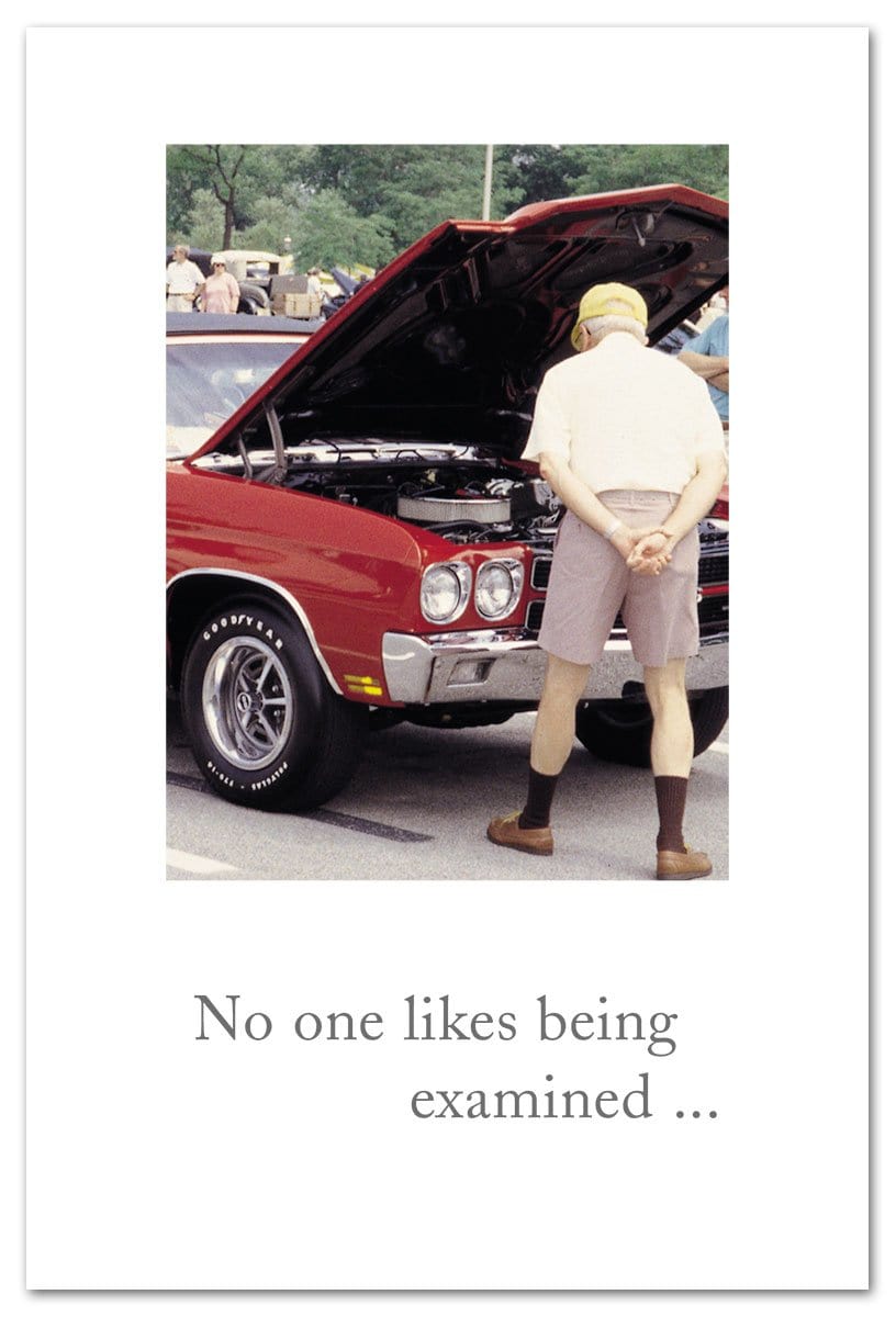 Cardthartic Card Under the Hood Get Well Card