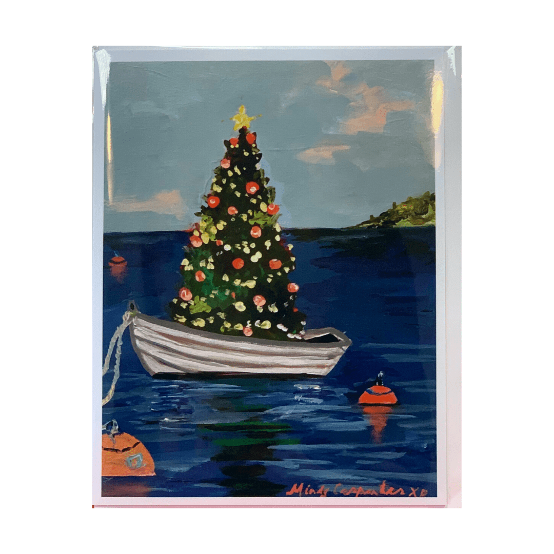 Carpe Diem Papers Boxed Card Set Holiday Boat Float Greeting Boxed Card Set