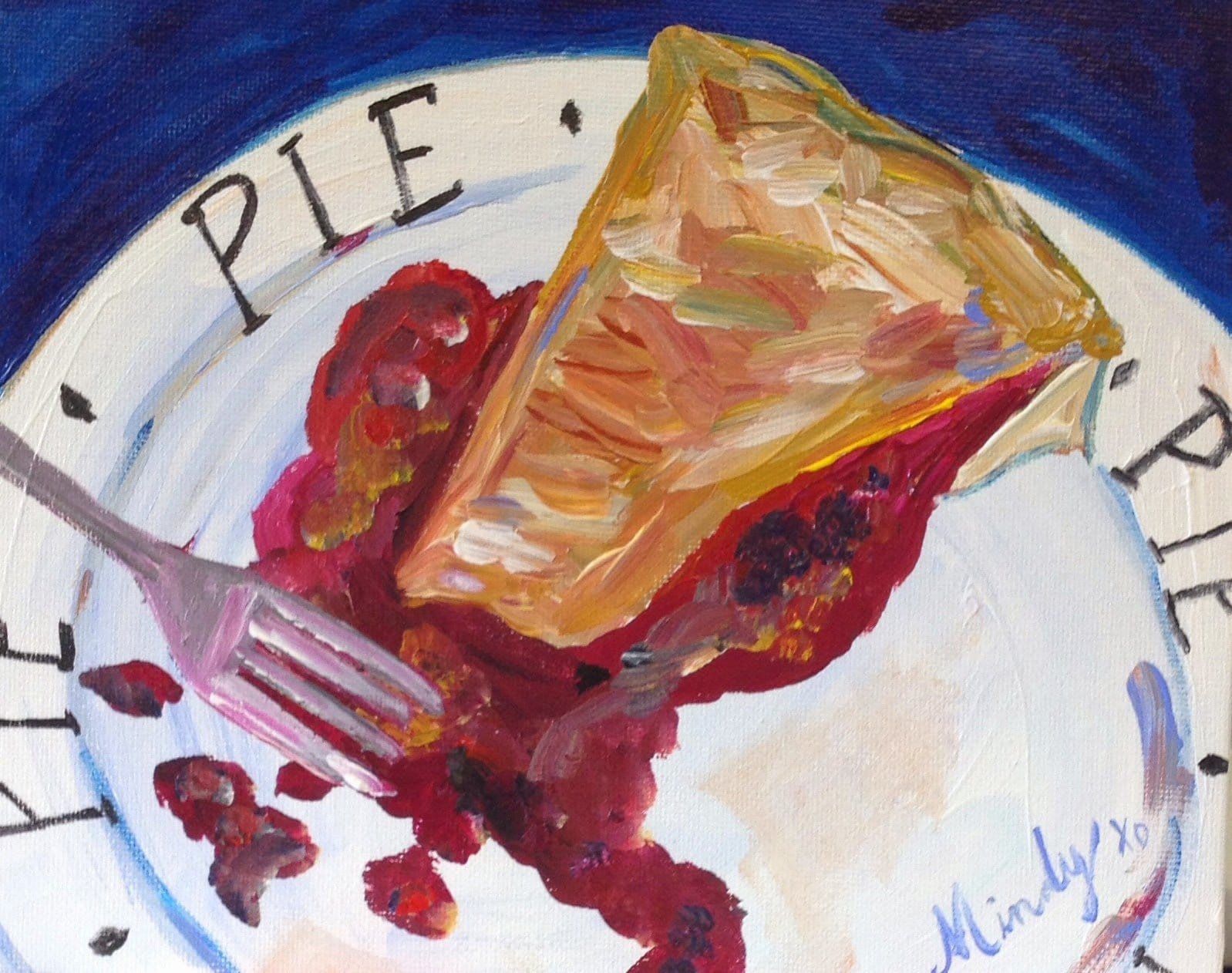 Carpe Diem Papers Card Cherry Pie Greeting Card