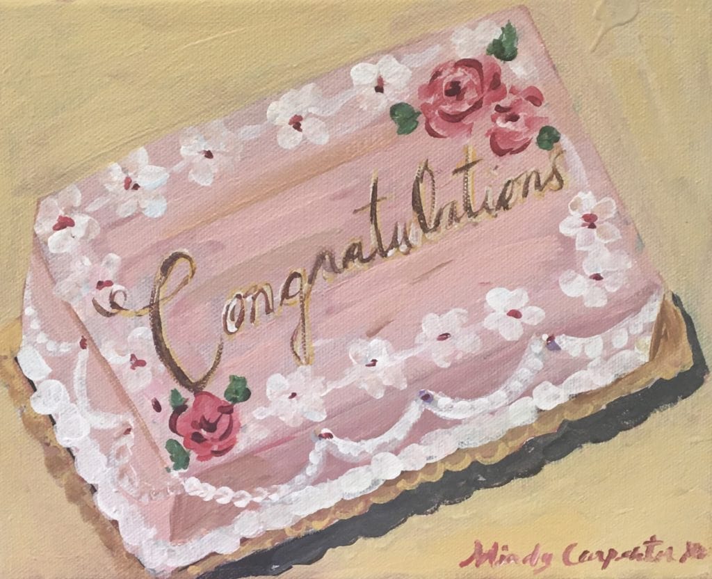 Carpe Diem Papers Card Congratulations Cake Greeting Card