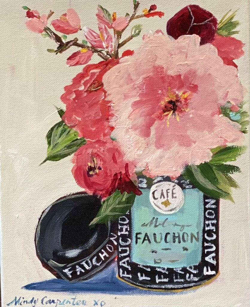 Carpe Diem Papers Postcard Fauchon Floral Postcard